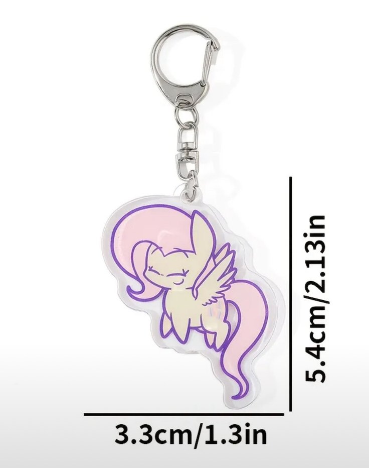 My Little Pony Fluttershy Anahtarlık - Görsel 2
