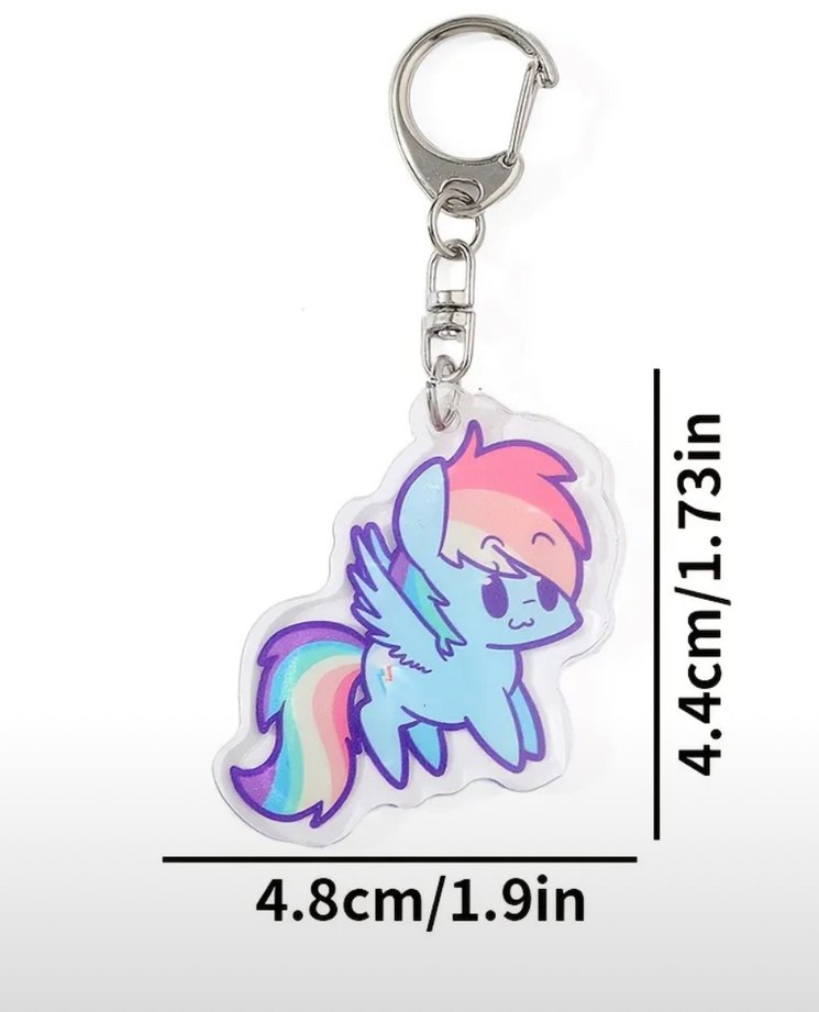 My little pony, Rainbow Dash Anahtarlık - Görsel 2