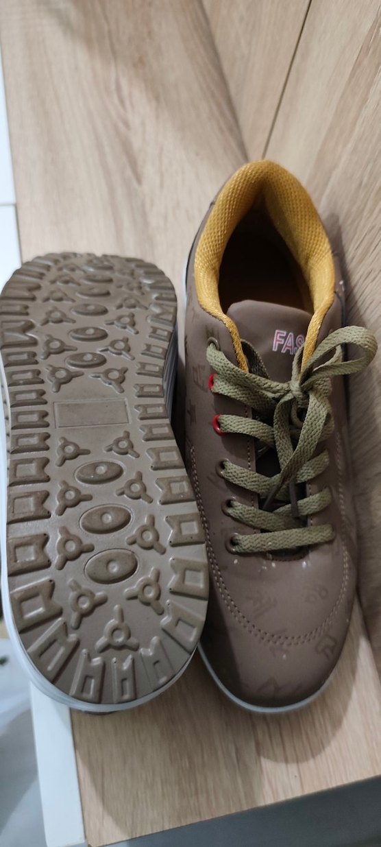 Bej Kadın Dolgu Topuklu Spor Ayakkabı - Görsel 2