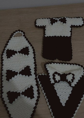 Renkli El Yapımı Lif Takımları - Görsel 5