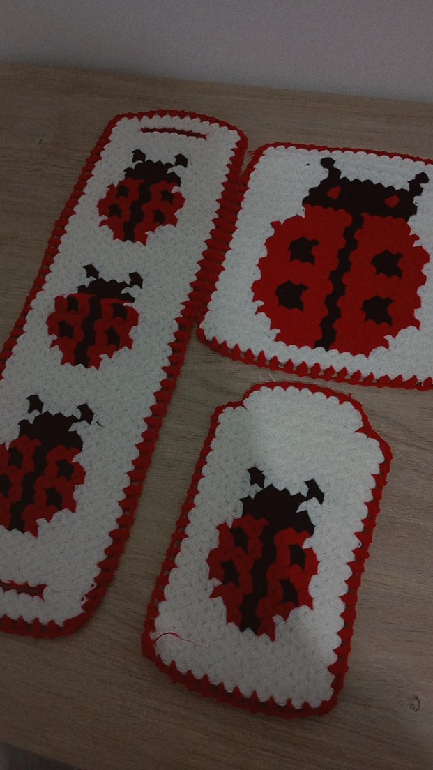 Renkli El Yapımı Lif Takımları - Görsel 4