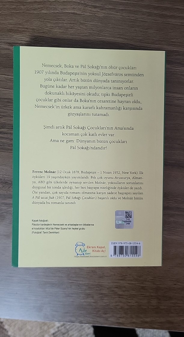 Pál Sokağı Çocukları - Ferenc Molnár - Görsel 2