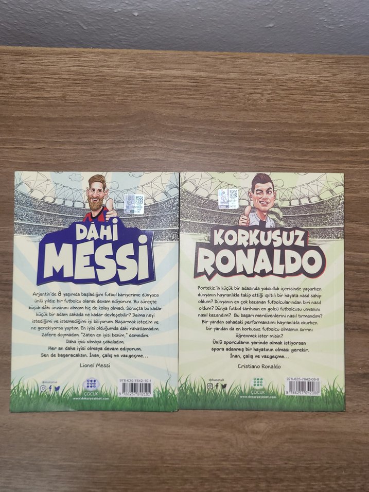 Dahi Messi ve Korkusuz Ronaldo Kitap Seti - Görsel 2