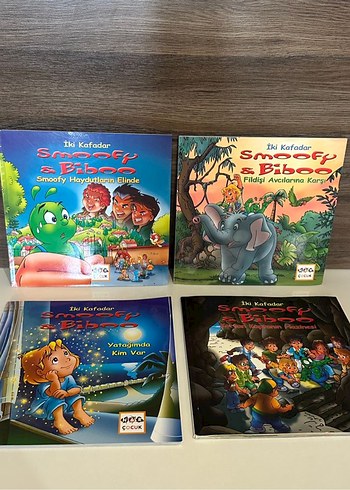 İki Kafadar Smoofy ve Biboo Çocuk Kitap Seti