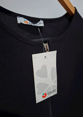 Siyah Kadın Uzun Salaş ferace - Görsel 7