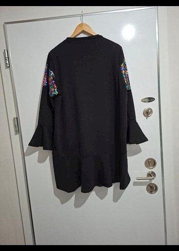 Renkli Desenli Uzun Kollu Salaş Tunik - Görsel 6