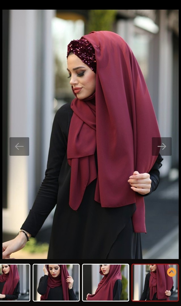 ışıltı detaylı hazır şık yeni sıfır türban - Görsel 5