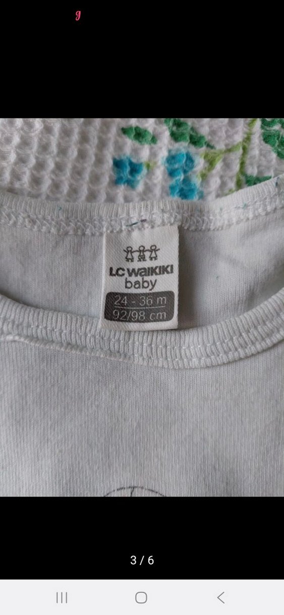 Beyaz Erkek Bebek Askılı Body - Görsel 3