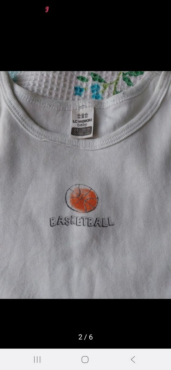 Beyaz Erkek Bebek Askılı Body - Görsel 2