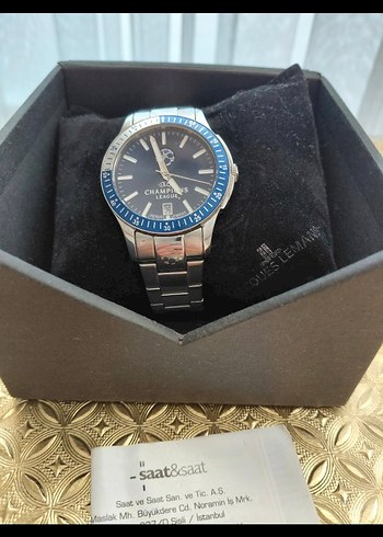 Turkuaz Jacques Lemans Erkek Saati - Görsel 6