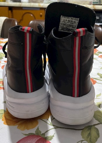37 Beden siyah Renk USPA Siyah Street Style Kadın Spor Ayakkabı