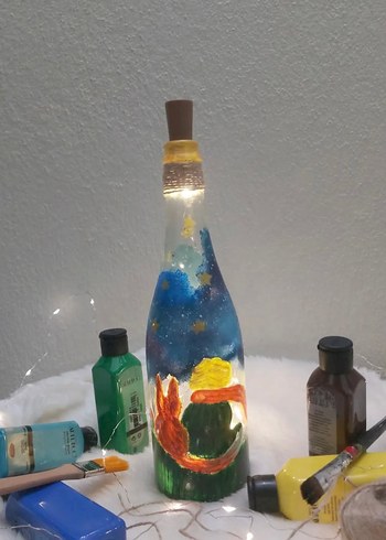 Küçük prens gece lambası - Görsel 2