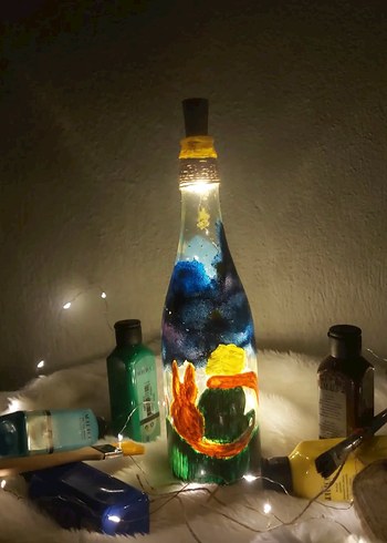 Küçük prens gece lambası - Görsel 3