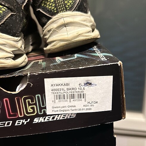 26 Beden siyah Renk 26 numara skechers