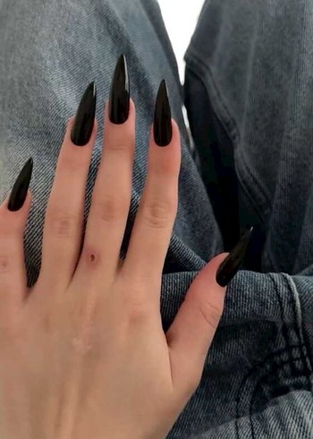 Sheinside siyah takma tırnak