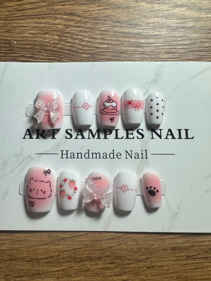 coquette takma tırnak - Görsel 2