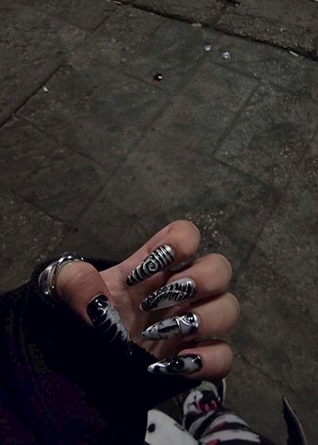 Goth Takma Tırnak !YENİ ÜRÜN! - Görsel 3