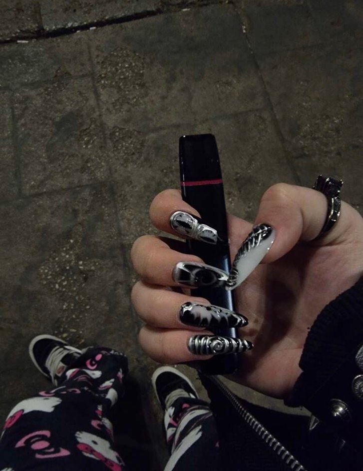 Goth Takma Tırnak !YENİ ÜRÜN! - Görsel 4