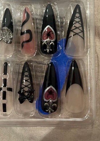 Goth Takma Tırnak !YENİ STOK! - Görsel 3