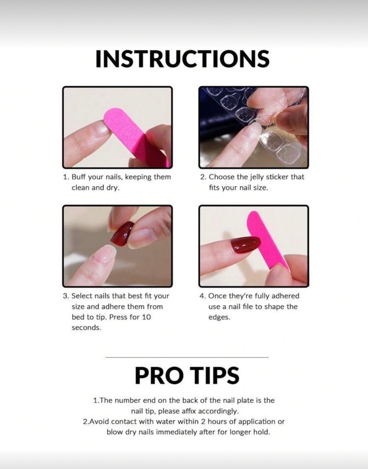 Goth Takma Tırnak !YENİ STOK! - Görsel 4