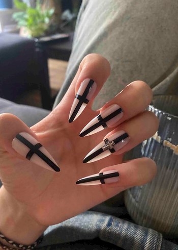 Goth Takma Tırnak !YENİ STOK! - Görsel 4