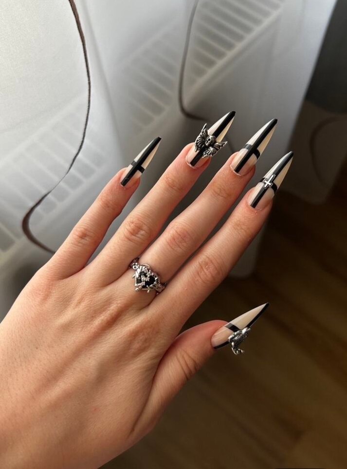 Goth Takma Tırnak !YENİ STOK! - Görsel 5