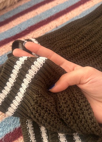 yeşil Örgü Kadın  hırka - Görsel 3