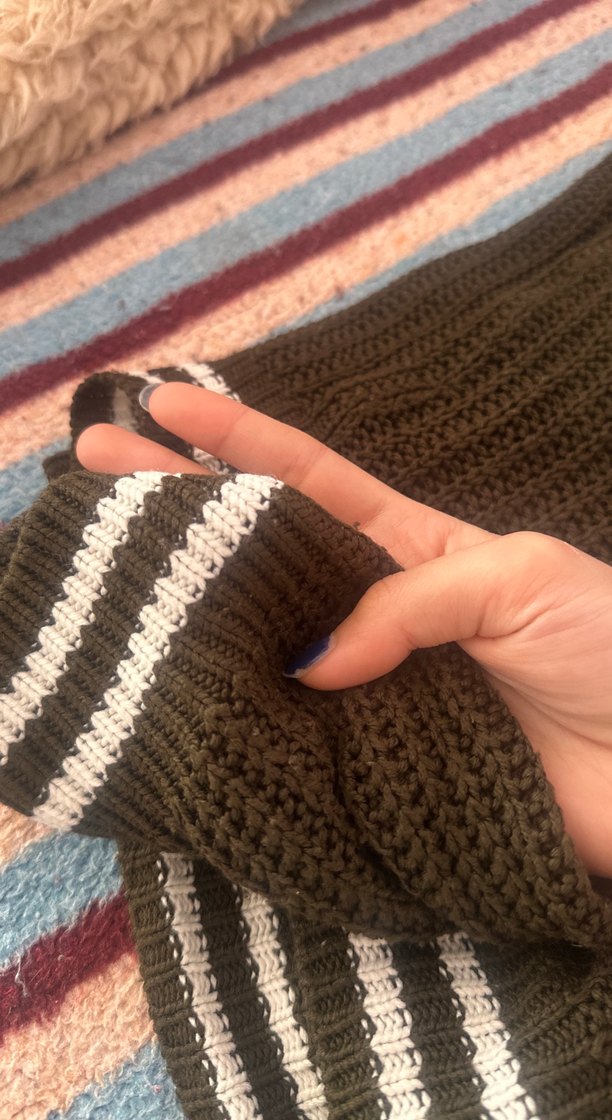 yeşil Örgü Kadın  hırka - Görsel 3