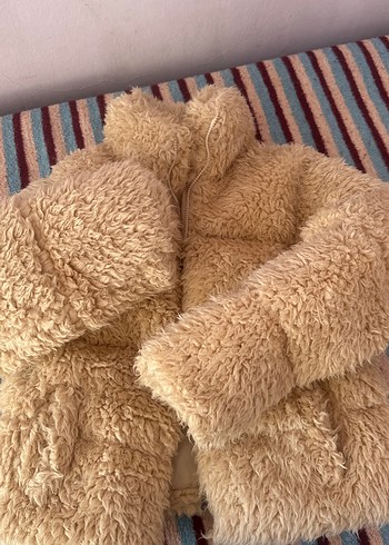 Kadın peluş mont - Görsel 2