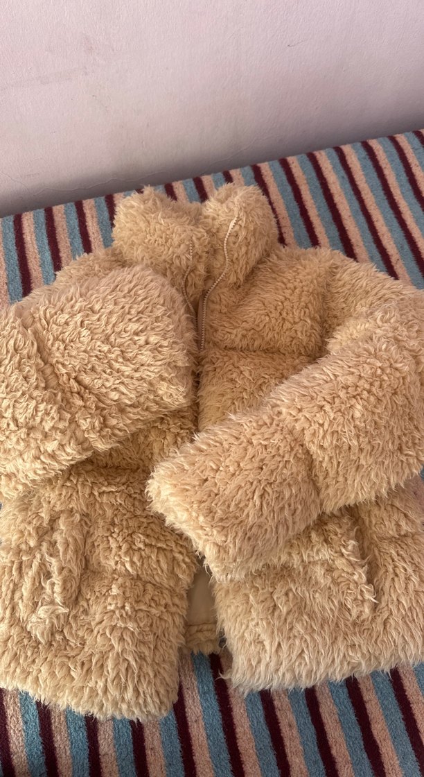 Kadın peluş mont - Görsel 2