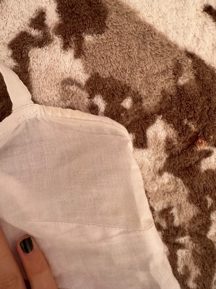 Beyaz Düğmeli crop - Görsel 2