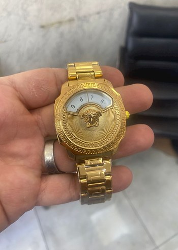 Klasik Şıklık Altın Unisex Kol Saati