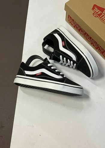 39 Beden siyah Renk Vans Siyah Günlük Spor Ayakkabı