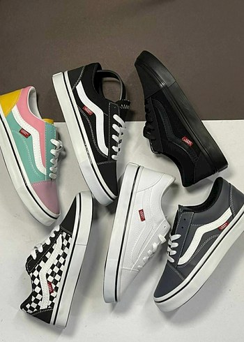 42 Beden siyah Renk Vans Old Skool Spor Ayakkabı