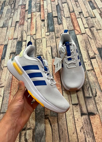 Adidas Gri Beyaz Spor Ayakkabi
