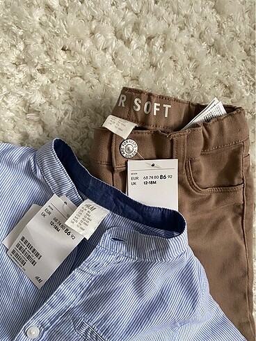1,5 Yaş Beden H&m pantolon&gömlek