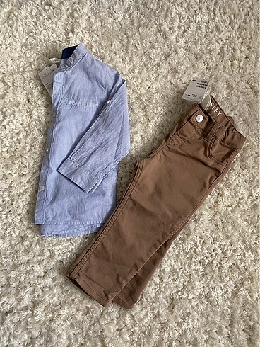 1,5 Yaş Beden çeşitli Renk H&m pantolon&gömlek