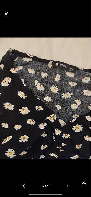 Çiçek desen maxi elbise - Görsel 5