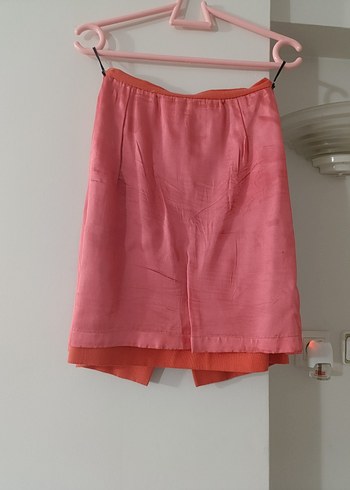 Turuncu Mini Hamile Eteği - Görsel 2