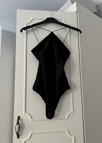 Siyah Strappy Goth Kadın bluz