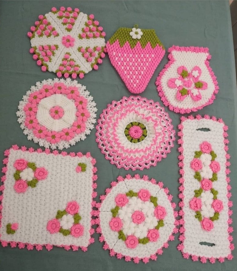 El Yapımı Renkli Örgü Motifler - Görsel 2