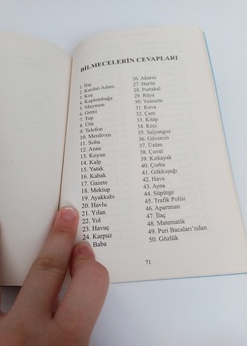 Beden Renk Bir Bilmecem Var Çocuklar - Ren Çocuk kitabı