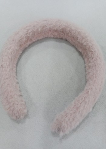 Pembe Peluş Detaylı Kadın Taç
