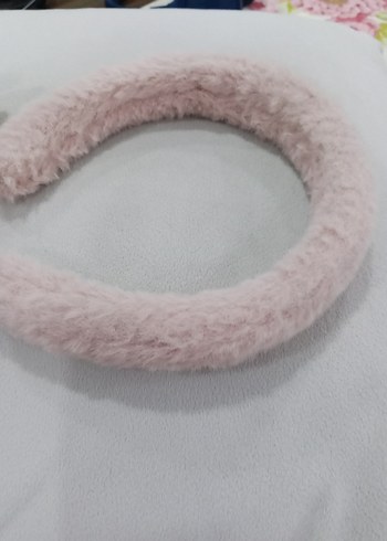 Beden Pembe Peluş Detaylı Kadın Taç