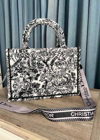 Beden Christian Dior Beyaz Desenli Bohem Çanta