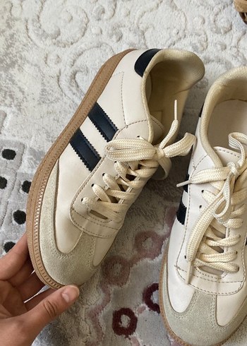 37 Beden beyaz Renk Beyaz Kadın Sneakers Dolgu Topuklu Rahat