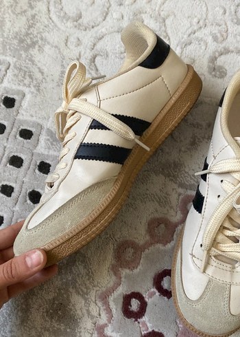 37 Beden Beyaz Kadın Sneakers Dolgu Topuklu Rahat