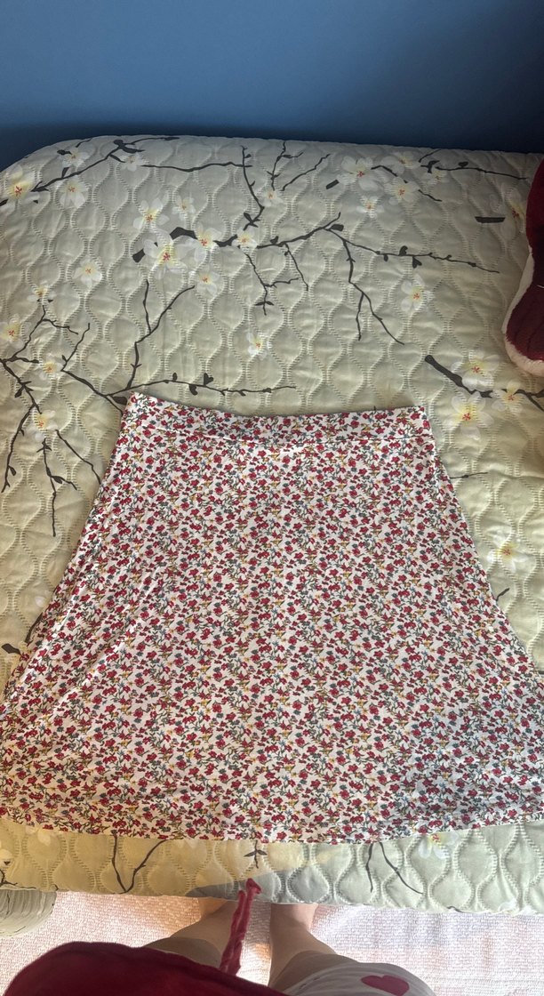 Çiçek Desenli Colins etek - Görsel 3