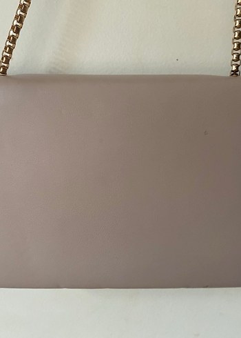 Bej Deri Kadın Çanta, Modern Klasik - Görsel 3