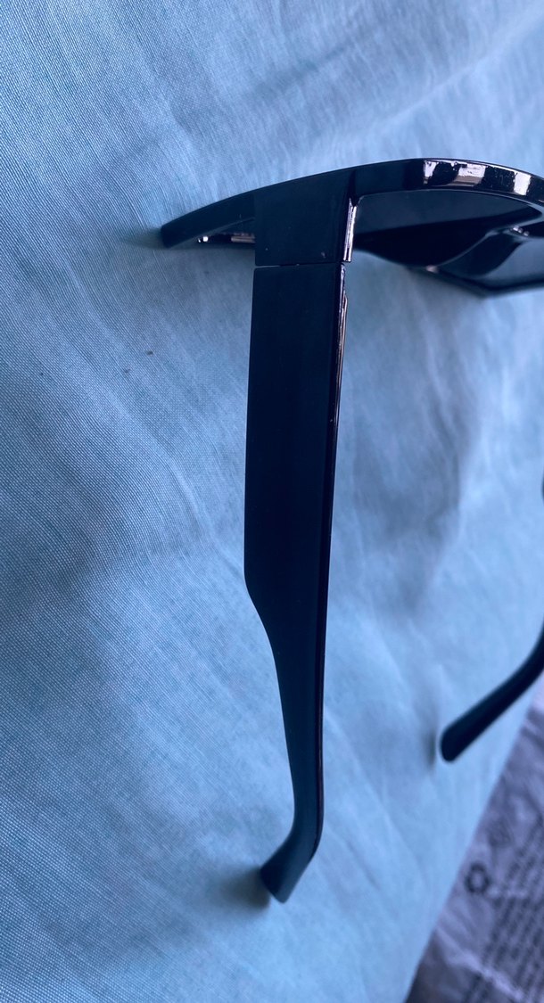 Siyah Transparan Kare Gözlük - Görsel 2